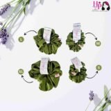 Henna-Green-Silk-Satin-Scrunchies
