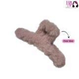 Nude Pink Fur Hair Claws
