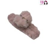 Nude Pink Fur Hair Claws