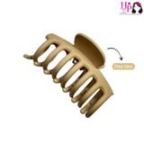 Nude Rubber Coated Hair Claws