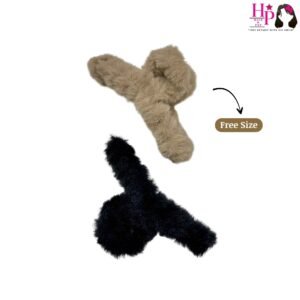 Nude and Black Fur Hair Claws