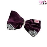 Prune Wine Hair Bow