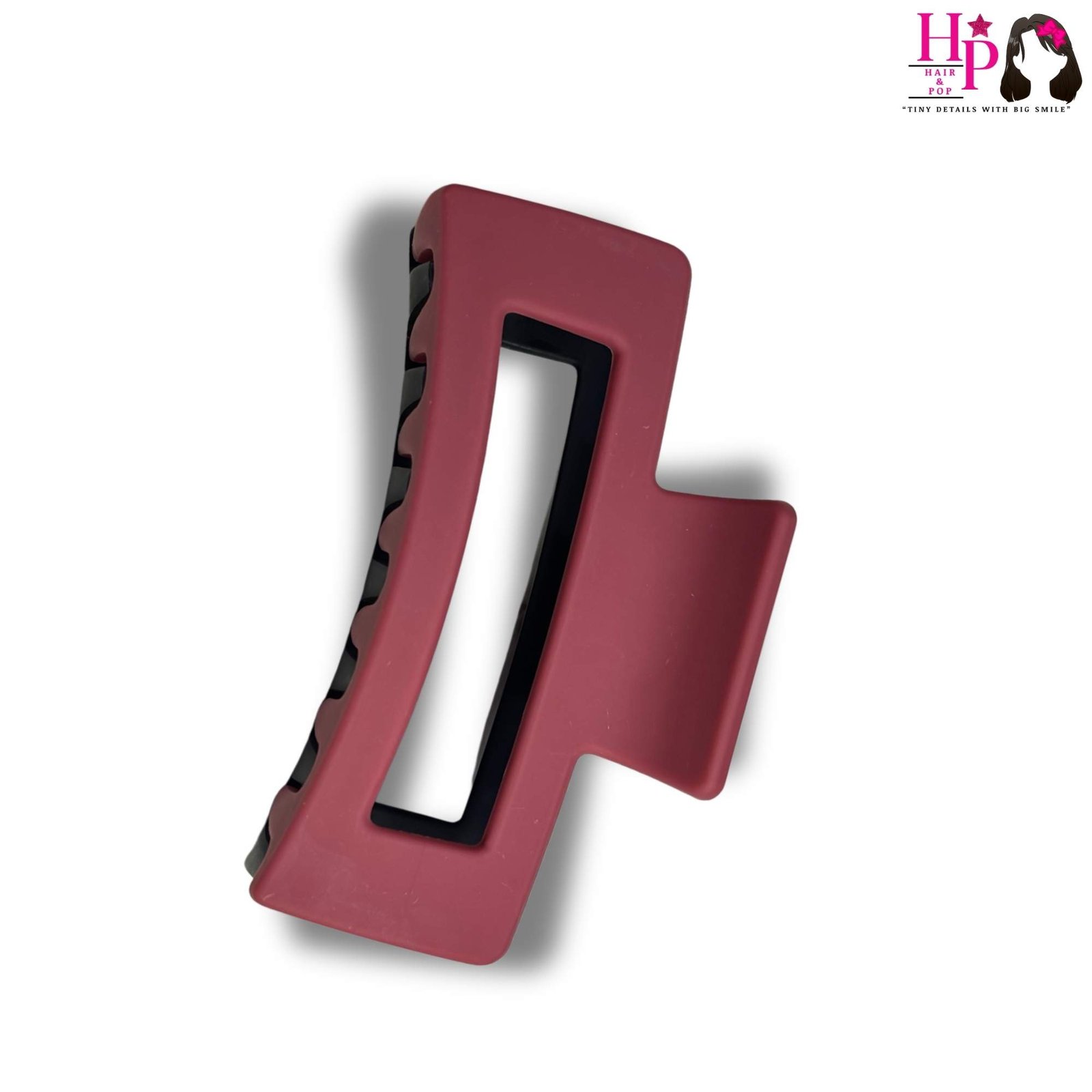 Reddish Pink and Black Hair Claws